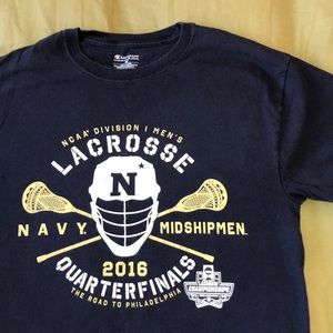 Champion Navy Lacrosse T-shirt